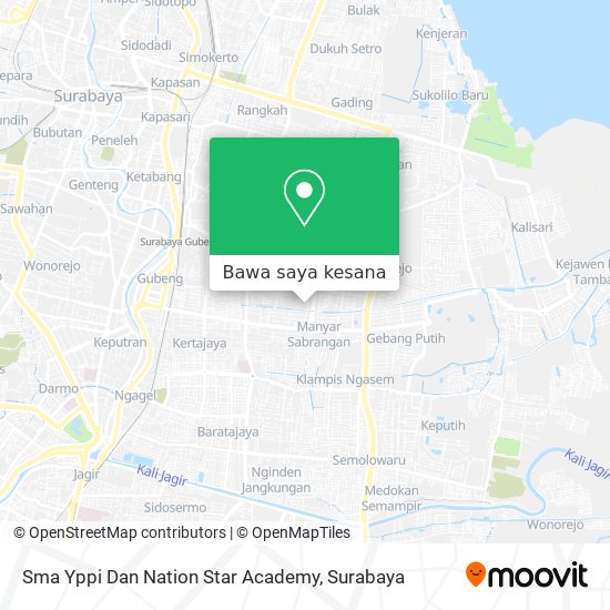 Peta Sma Yppi Dan Nation Star Academy