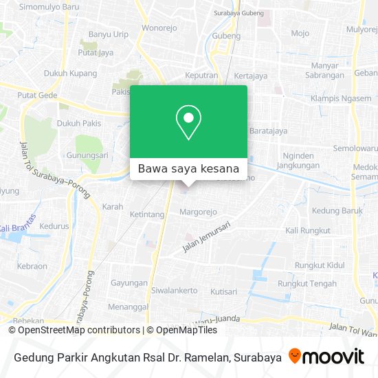 Peta Gedung Parkir Angkutan Rsal Dr. Ramelan