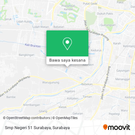 Peta Smp Negeri 51 Surabaya