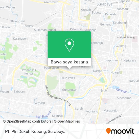 Peta Pt. Pln Dukuh Kupang