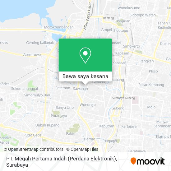 Peta PT. Megah Pertama Indah (Perdana Elektronik)