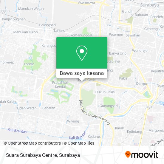 Peta Suara Surabaya Centre