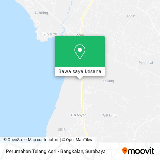 Peta Perumahan Telang Asri - Bangkalan