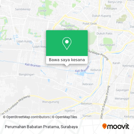 Peta Perumahan Babatan Pratama