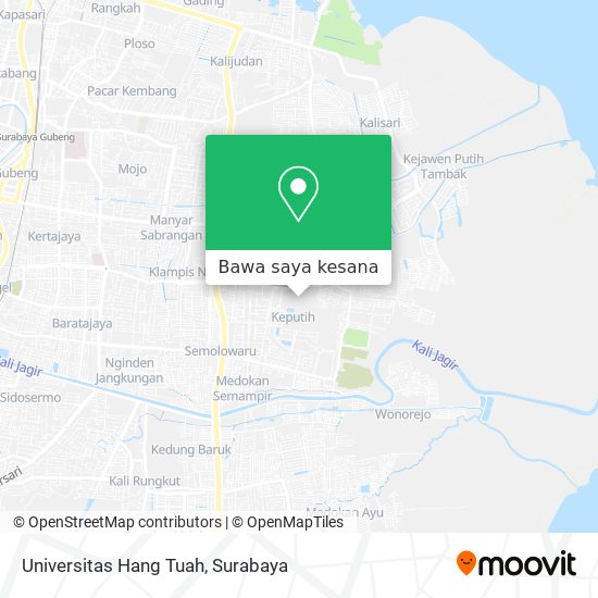 Peta Universitas Hang Tuah