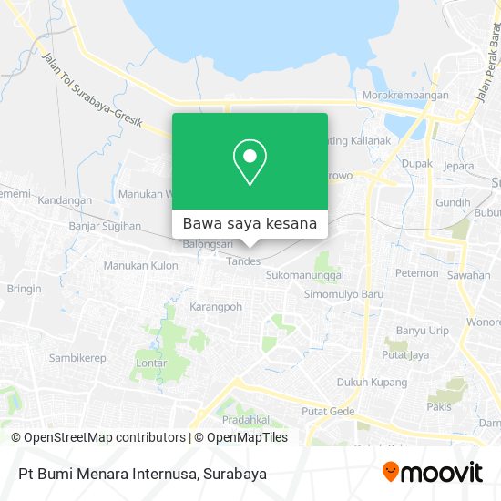 Peta Pt Bumi Menara Internusa