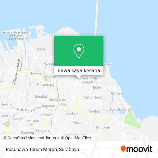 Peta Rusunawa Tanah Merah