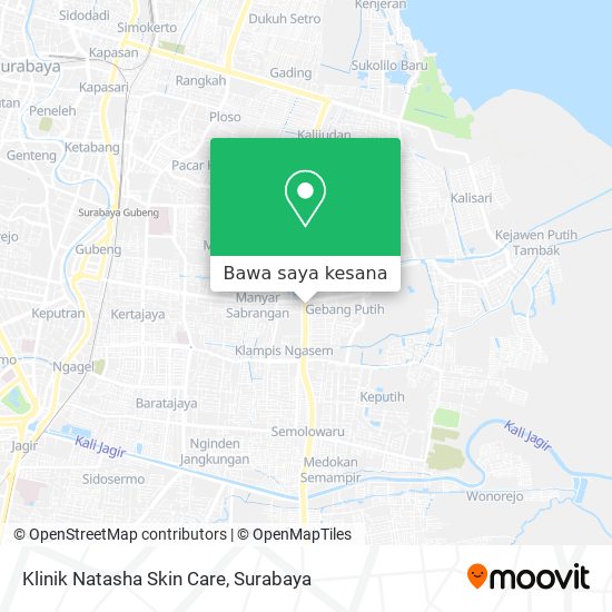 Peta Klinik Natasha Skin Care