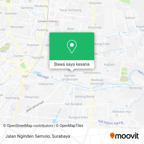 Peta Jalan Nginden Semolo