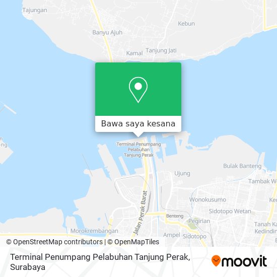 Peta Terminal Penumpang Pelabuhan Tanjung Perak