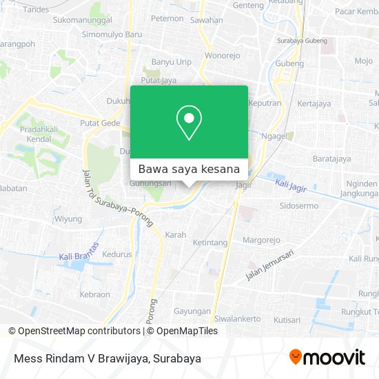 Peta Mess Rindam V Brawijaya