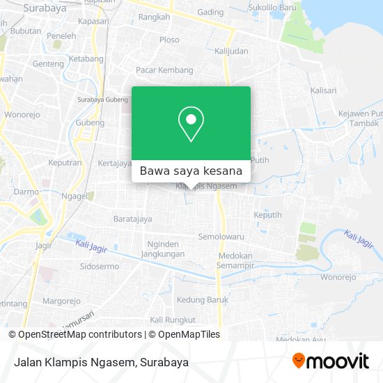 Peta Jalan Klampis Ngasem