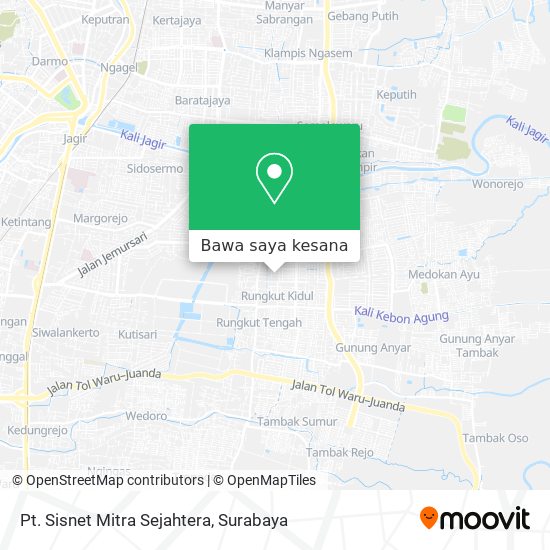 Peta Pt. Sisnet Mitra Sejahtera