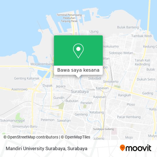 Peta Mandiri University Surabaya