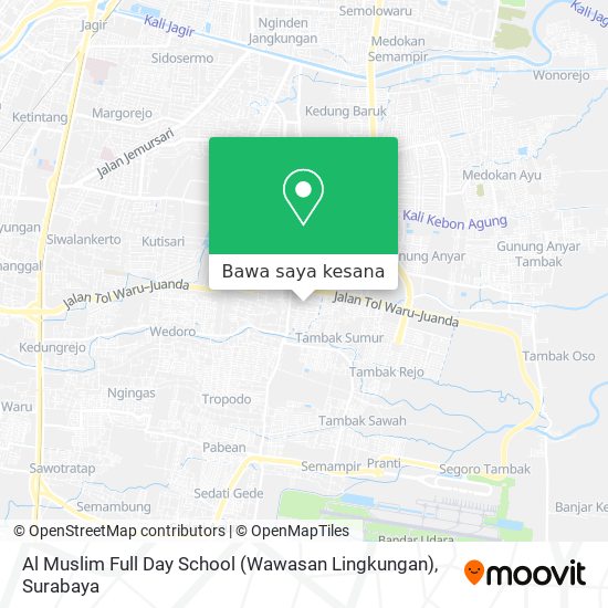 Peta Al Muslim Full Day School (Wawasan Lingkungan)