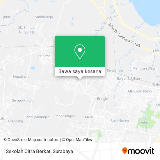 Peta Sekolah Citra Berkat