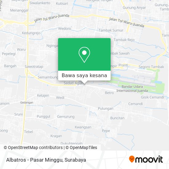 Peta Albatros - Pasar Minggu