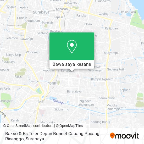 Peta Bakso & Es Teler Depan Bonnet Cabang Pucang Rinenggo