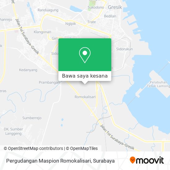 Peta Pergudangan Maspion Romokalisari