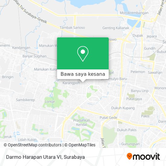 Peta Darmo Harapan Utara VI