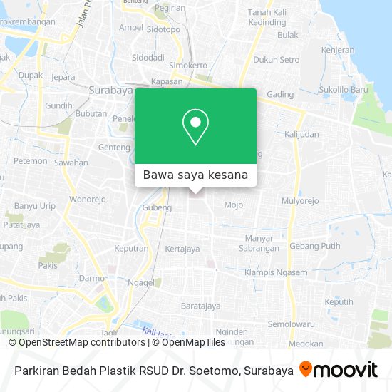 Peta Parkiran Bedah Plastik RSUD Dr. Soetomo