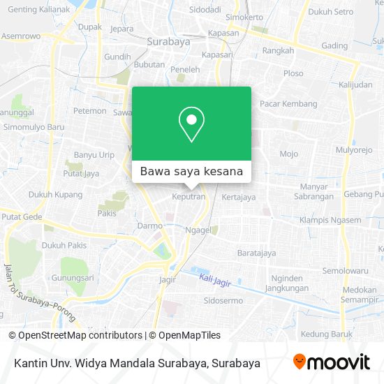 Peta Kantin Unv. Widya Mandala Surabaya