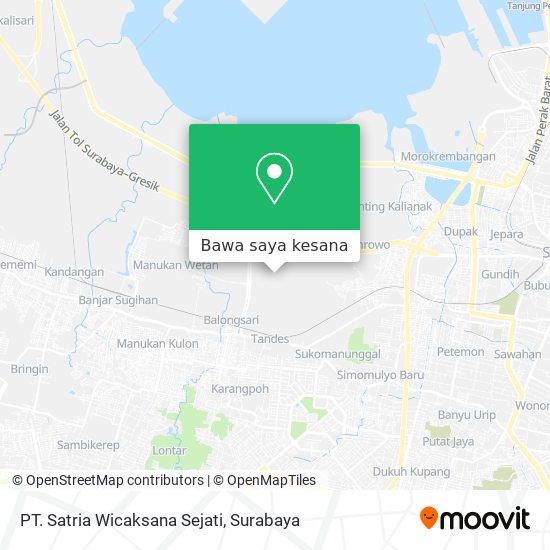 Peta PT. Satria Wicaksana Sejati