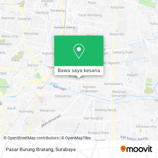 Peta Pasar Burung Bratang