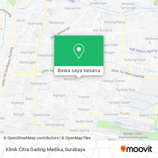 Peta Klinik Citra Gading Medika