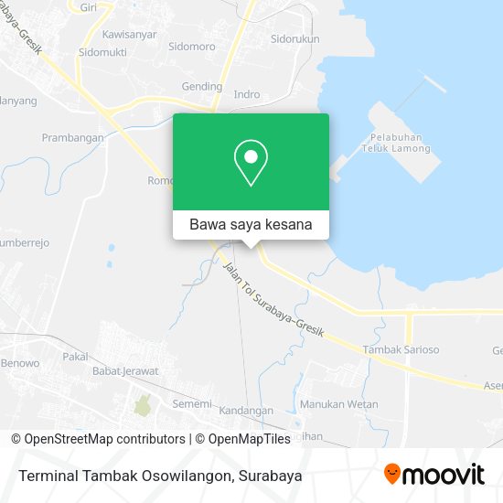 Peta Terminal Tambak Osowilangon