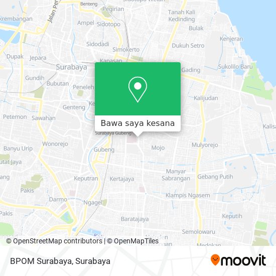 Peta BPOM Surabaya