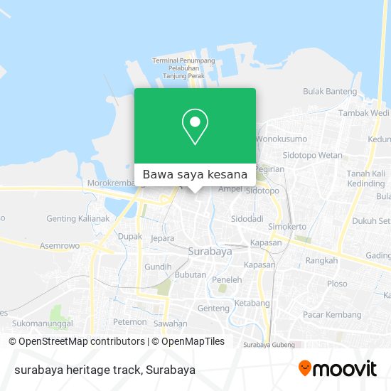 Peta surabaya heritage track