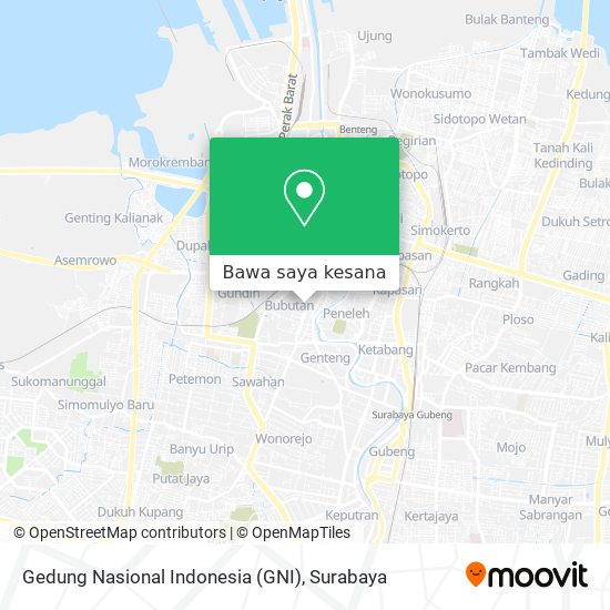 Peta Gedung Nasional Indonesia (GNI)