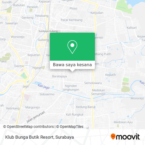 Peta Klub Bunga Butik Resort