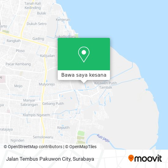 Peta Jalan Tembus Pakuwon City