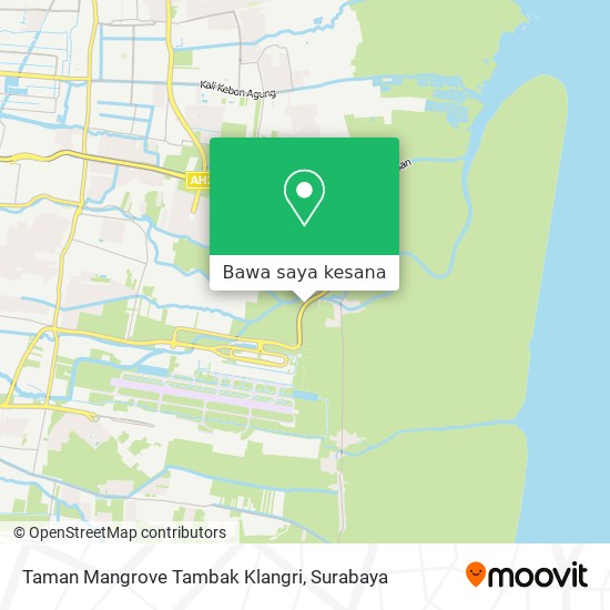 Peta Taman Mangrove Tambak Klangri
