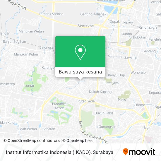Peta Institut Informatika Indonesia (IKADO)