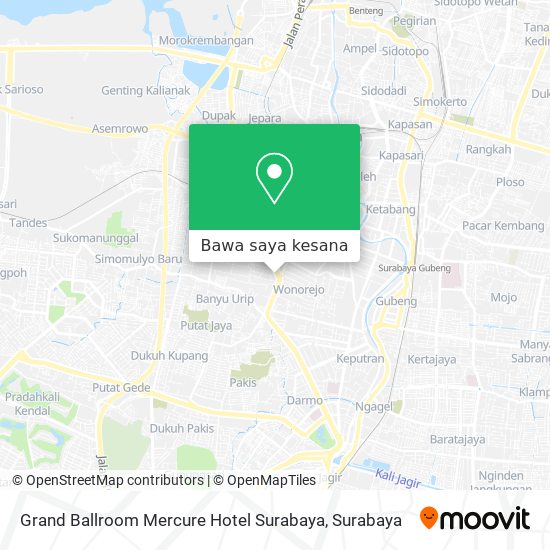 Peta Grand Ballroom Mercure Hotel Surabaya