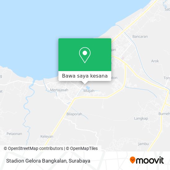 Peta Stadion Gelora Bangkalan