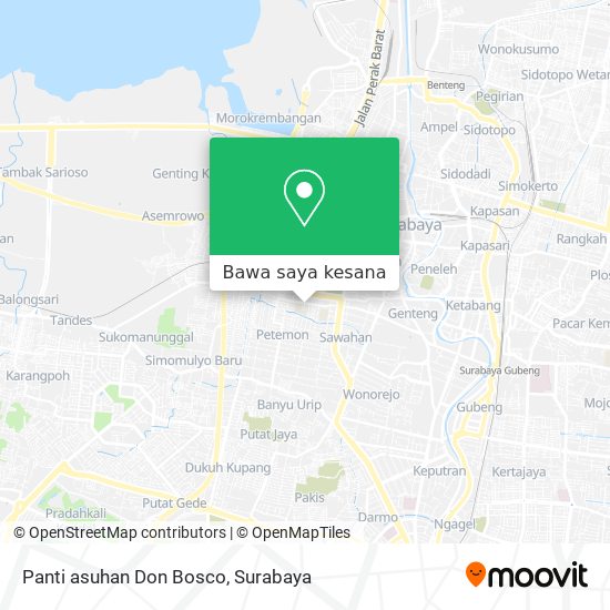 Peta Panti asuhan Don Bosco