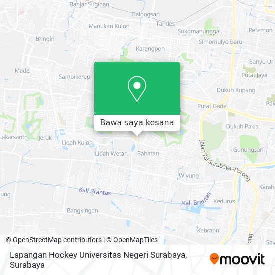 Peta Lapangan Hockey Universitas Negeri Surabaya