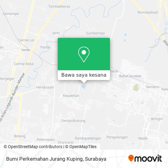 Peta Bumi Perkemahan Jurang Kuping