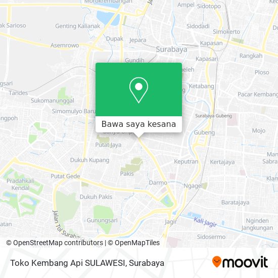 Peta Toko Kembang Api  SULAWESI