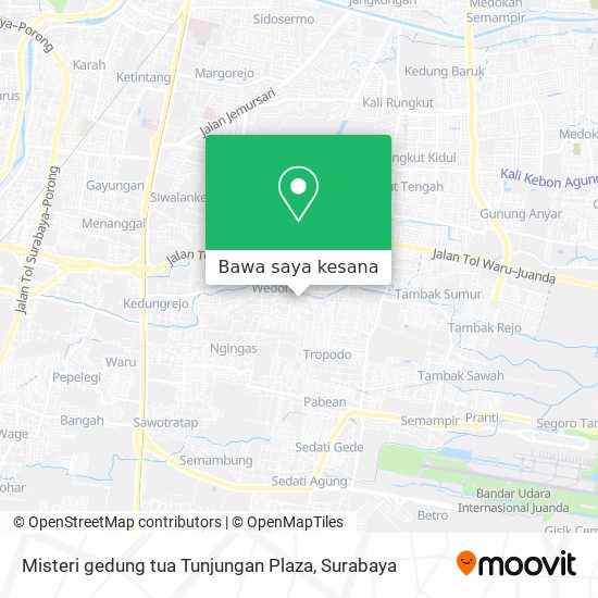 Peta Misteri gedung tua Tunjungan Plaza