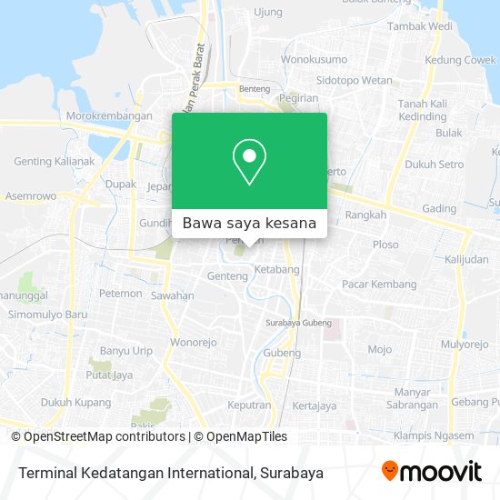 Peta Terminal Kedatangan International
