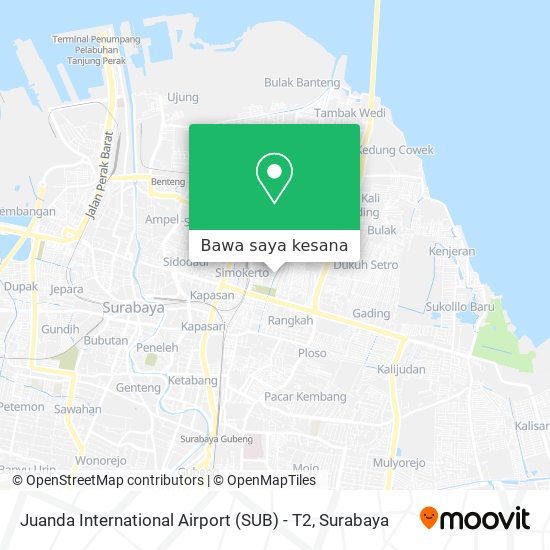 Peta Juanda International Airport (SUB) - T2