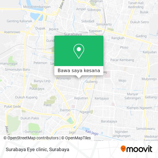 Peta Surabaya Eye clinic