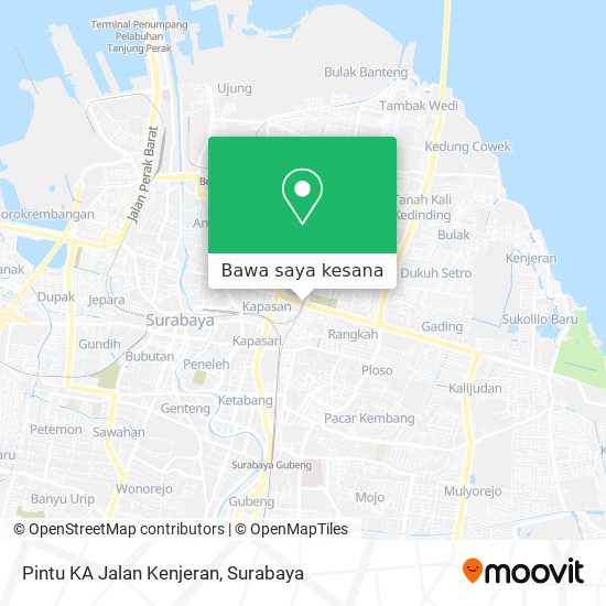 Peta Pintu KA Jalan Kenjeran