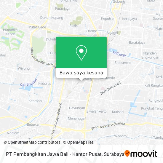 Peta PT Pembangkitan Jawa Bali - Kantor Pusat