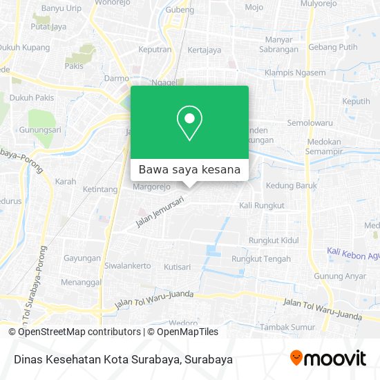 Peta Dinas Kesehatan Kota Surabaya